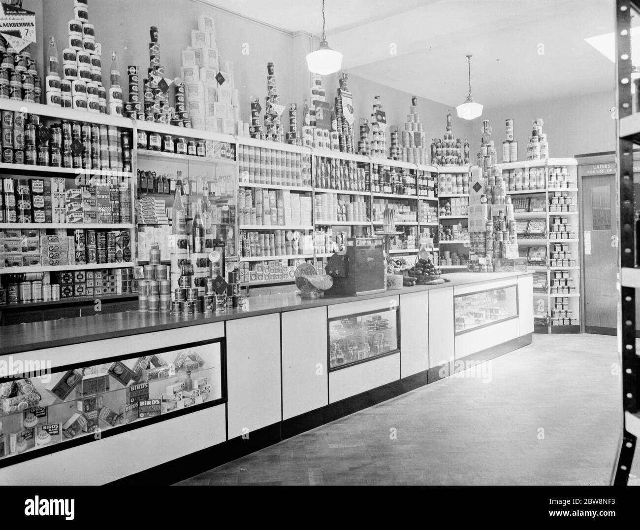 The interior of Robins Station Road . 16 June 1938 Stock Photo