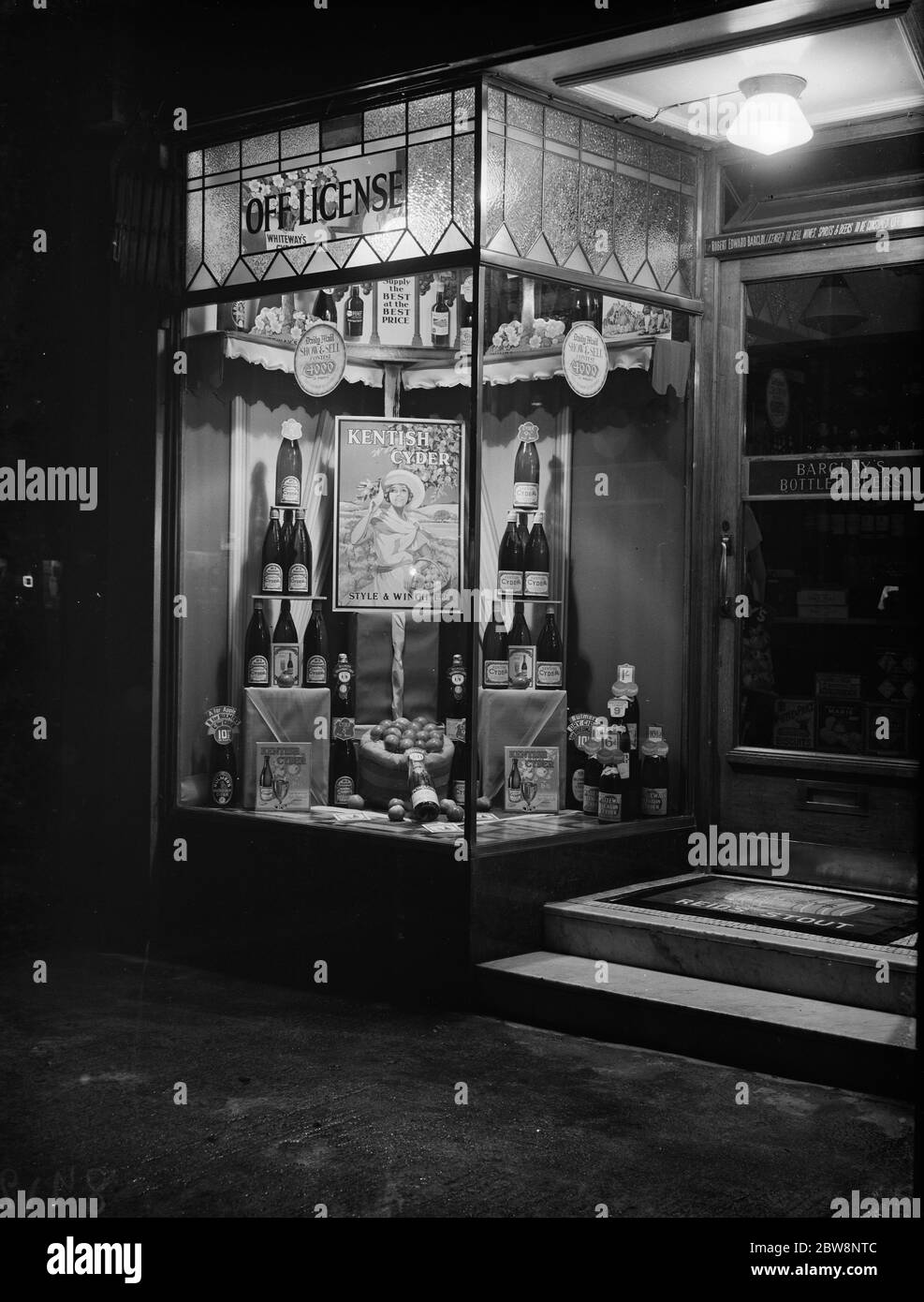 Off License Barclays 230 Blackfen Road 1938 Stock Photo Alamy