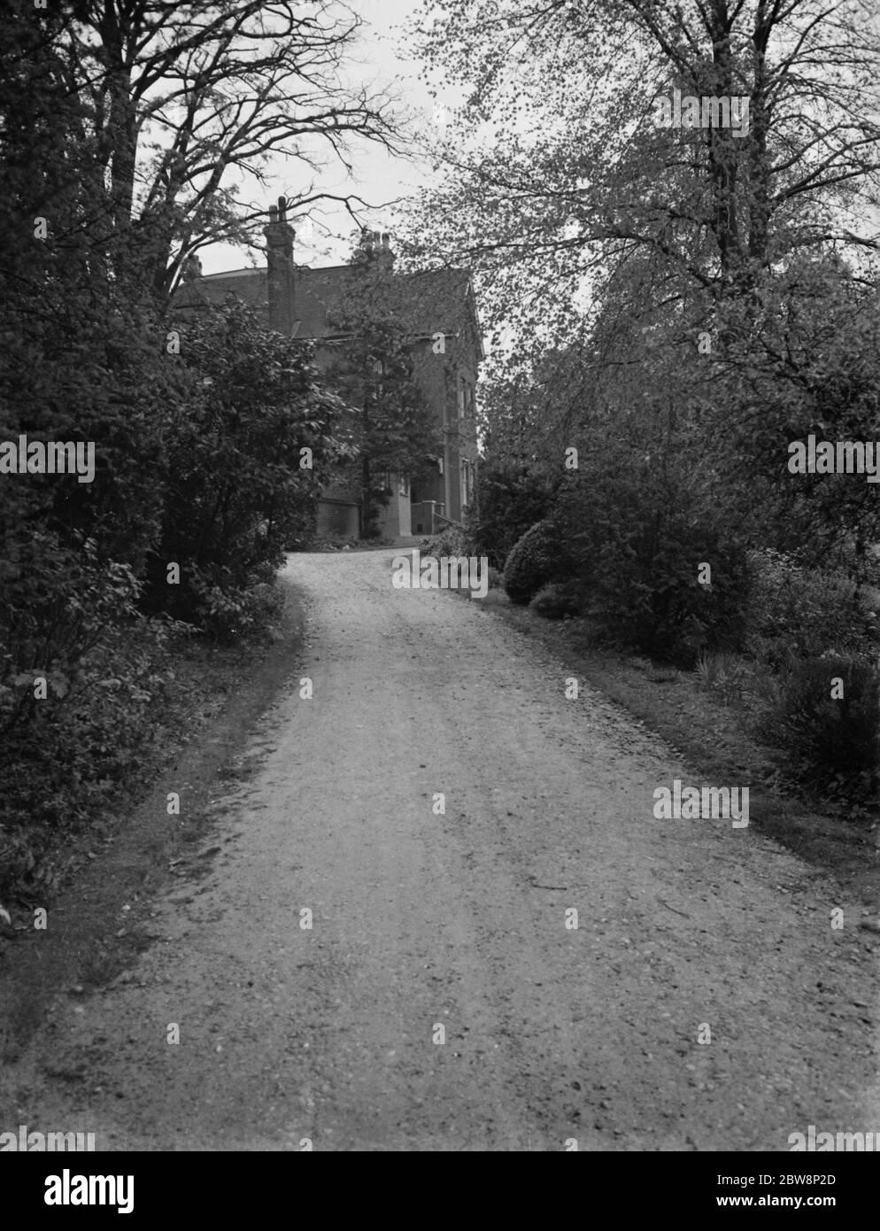 Riseley maternity home in Horton Kirby . The entrance driveway . 1938