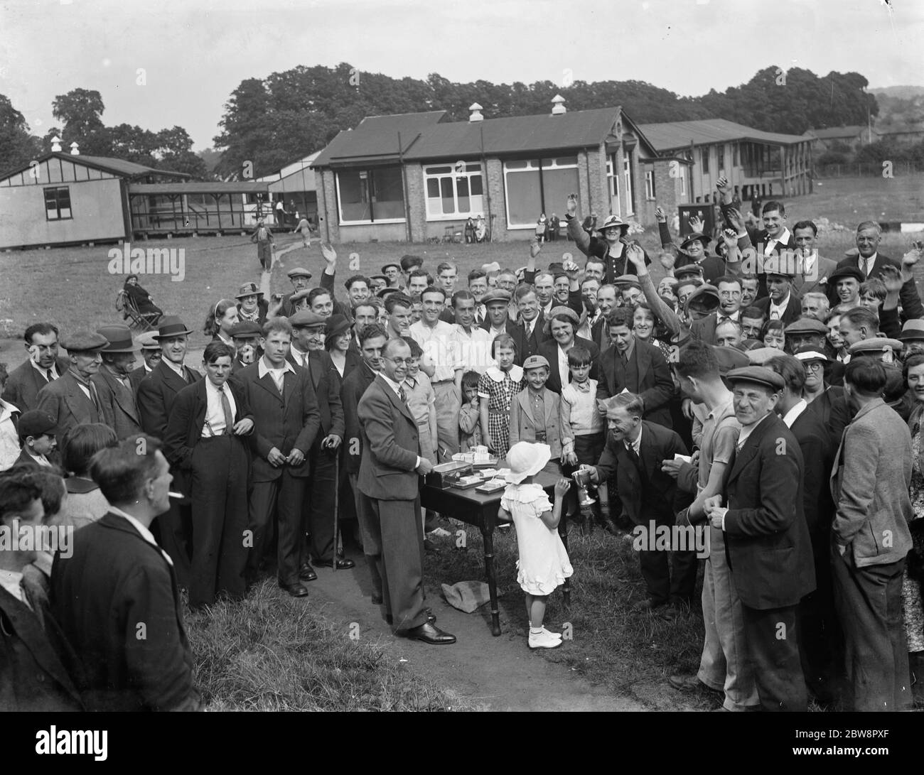 Jubilee homes fete at Sidcup place . 1936 Stock Photo