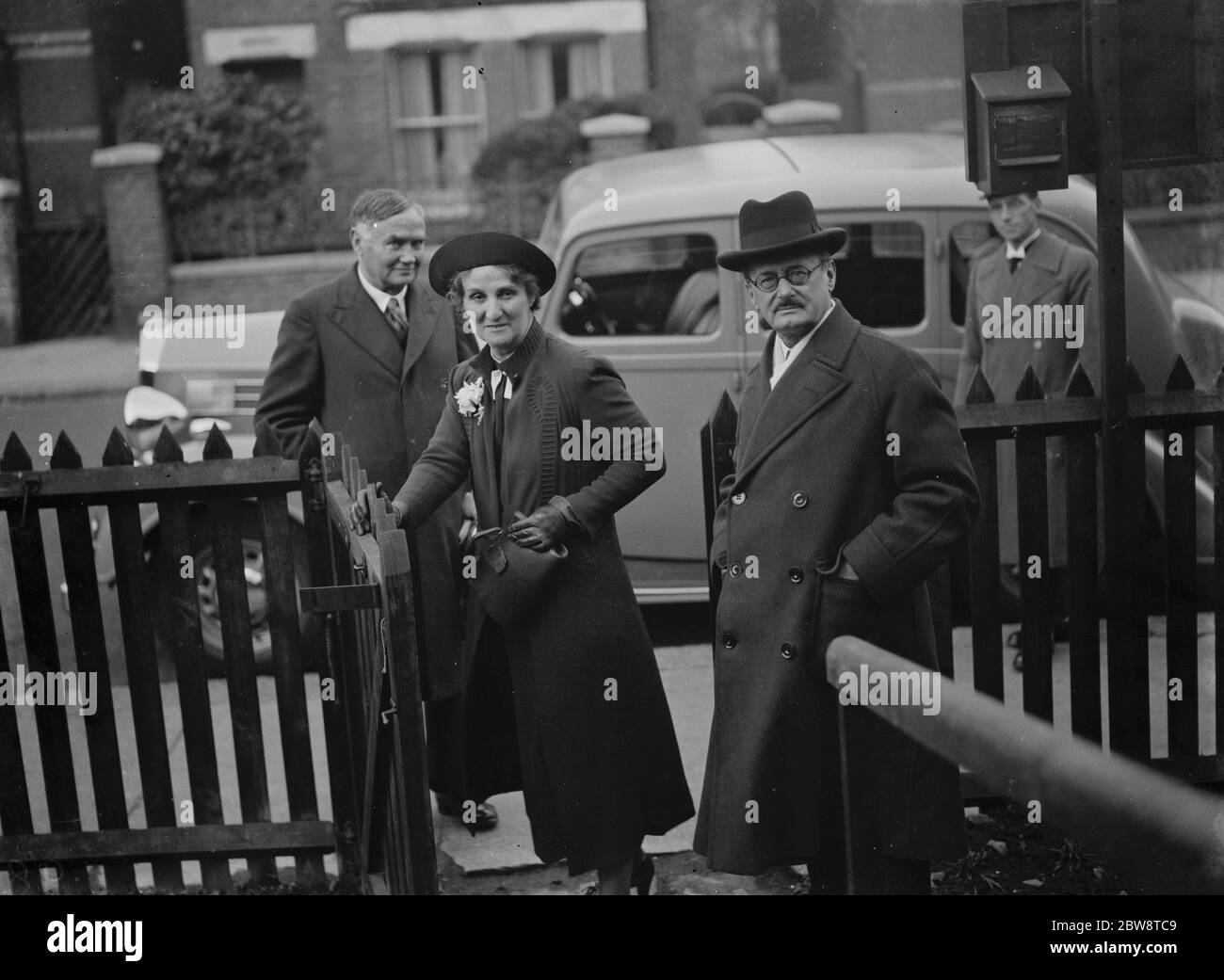 Lord Horder and Mrs Everard Hesketh . 1938 Stock Photo