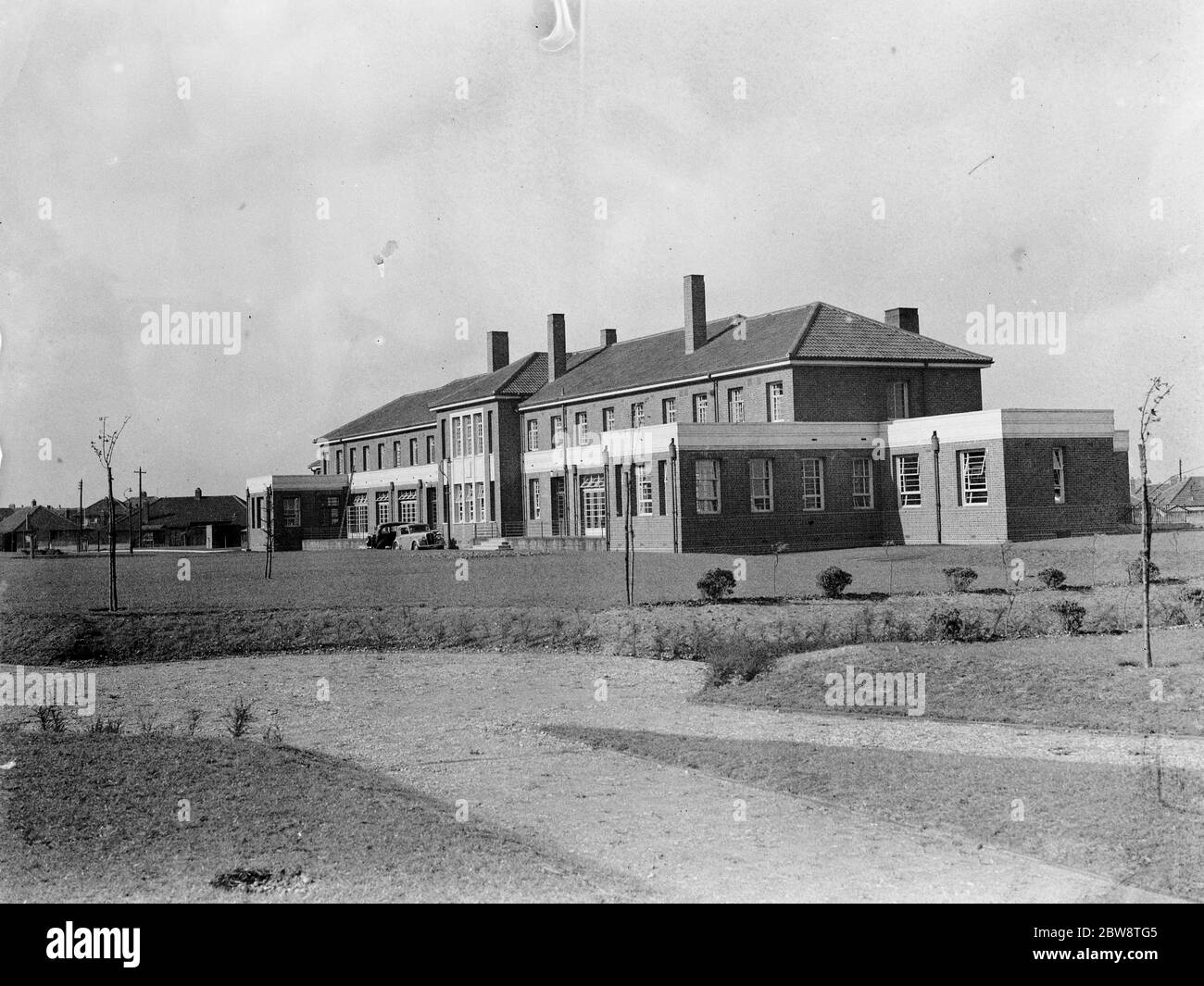 External view of Barnehurst Maternity Home , Kent . 1938 Stock Photo