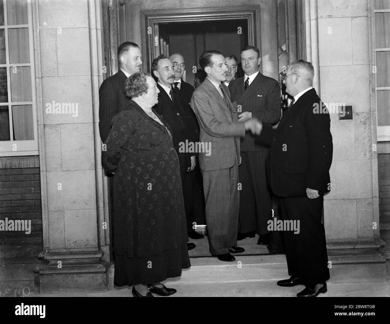 Library opening at Shrewbury house in Shooters Hill , London. 1938 Stock Photo