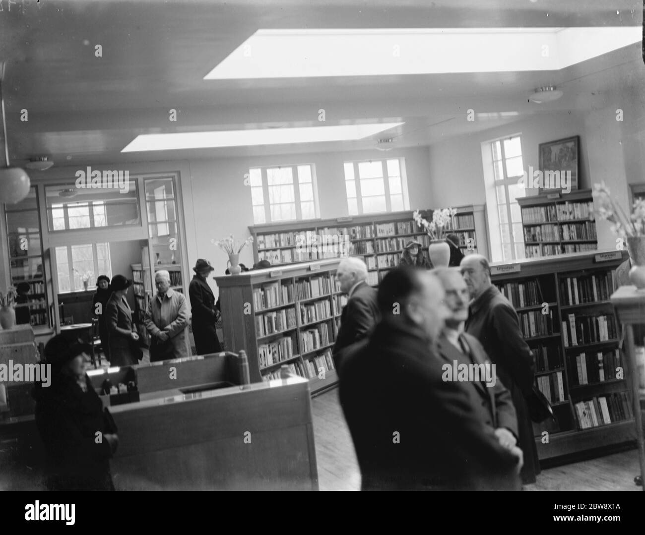 An interior view of the new Blackfen Library on Cedar Avenue in