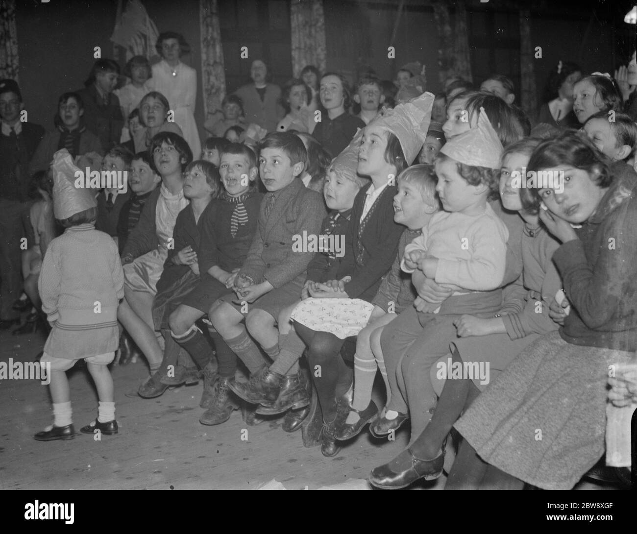The Constitutional Club hold their children ' s party . 1936 Stock Photo