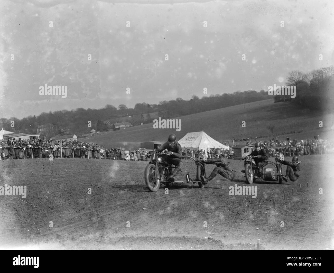 Brands Hatch on Easter Monday . 1937 Stock Photo