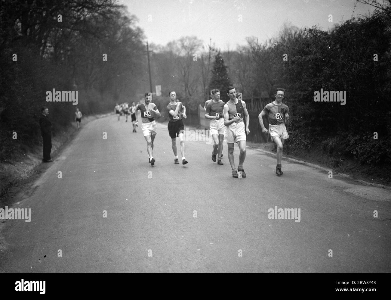 Walking inter Counties champions , Bexley . 1938 Stock Photo