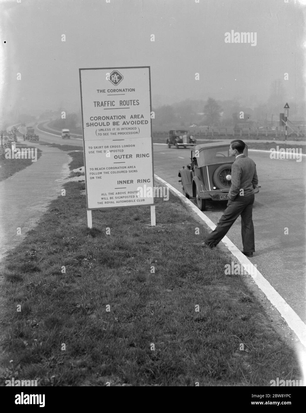 Traffic signs of 1930s hi-res stock photography and images - Alamy