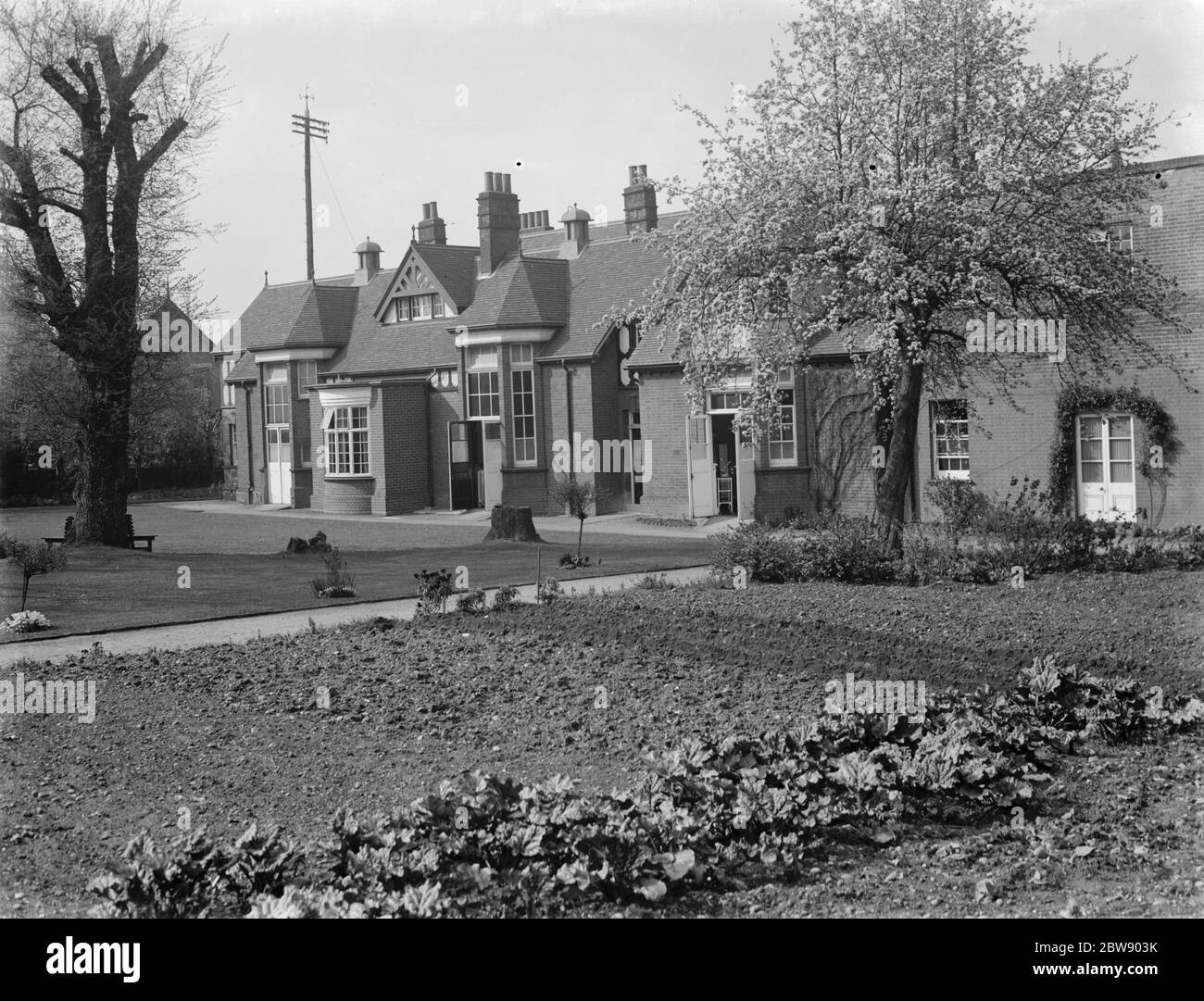 The exterior Sidcup Cottage Hospital , Kent . 1937 Stock Photo Alamy
