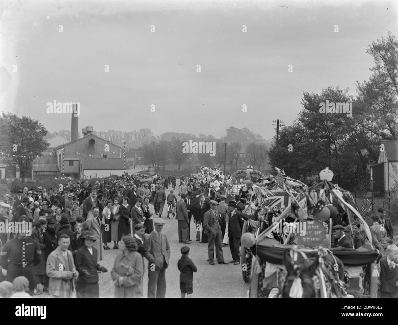 Coronation festivities at St Paul's Cray . 15 May 1937 Stock Photo Alamy