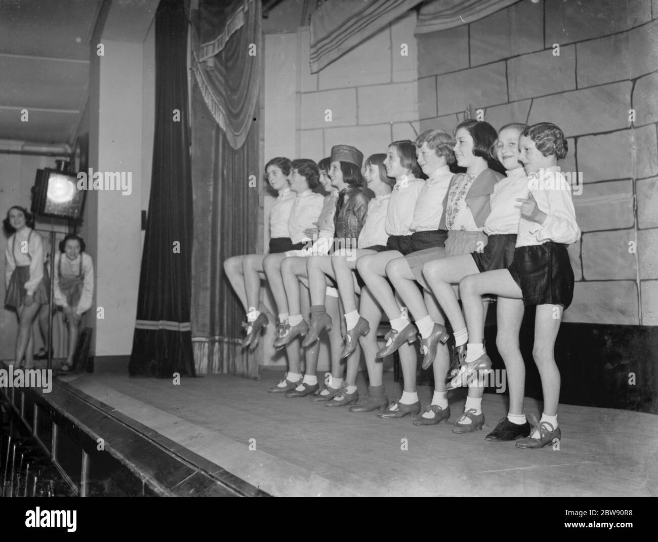 Barnehurst resident association hold a childrens pantomine . 1939 Stock Photo