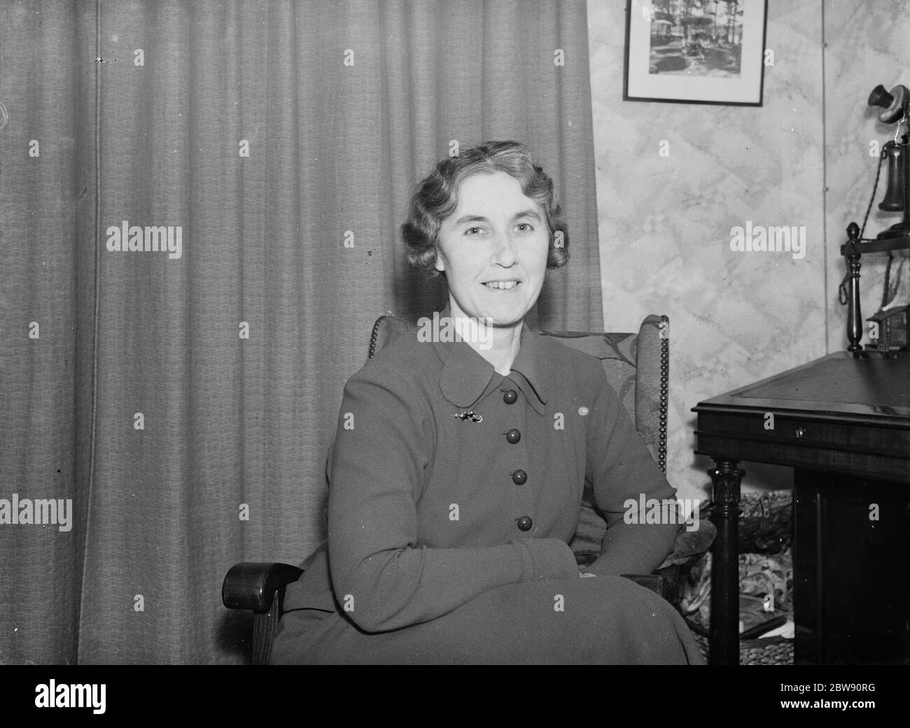 Miss Norah Collins of Beckenham , Kent . 1939 . Stock Photo