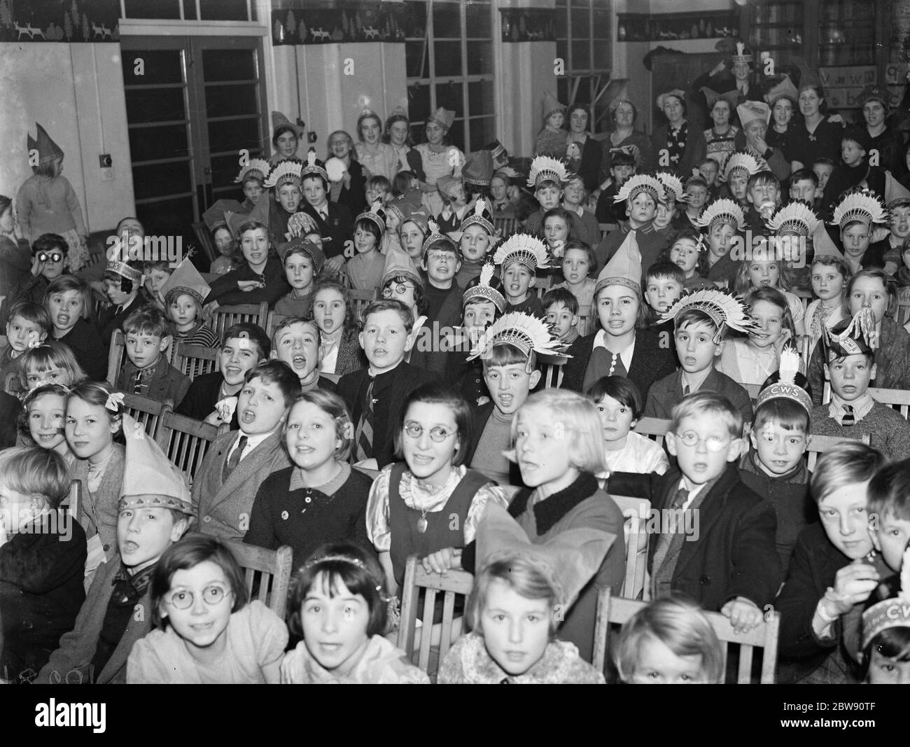Children 's Labour Party in Mottingham , Kent . 1939 . Stock Photo