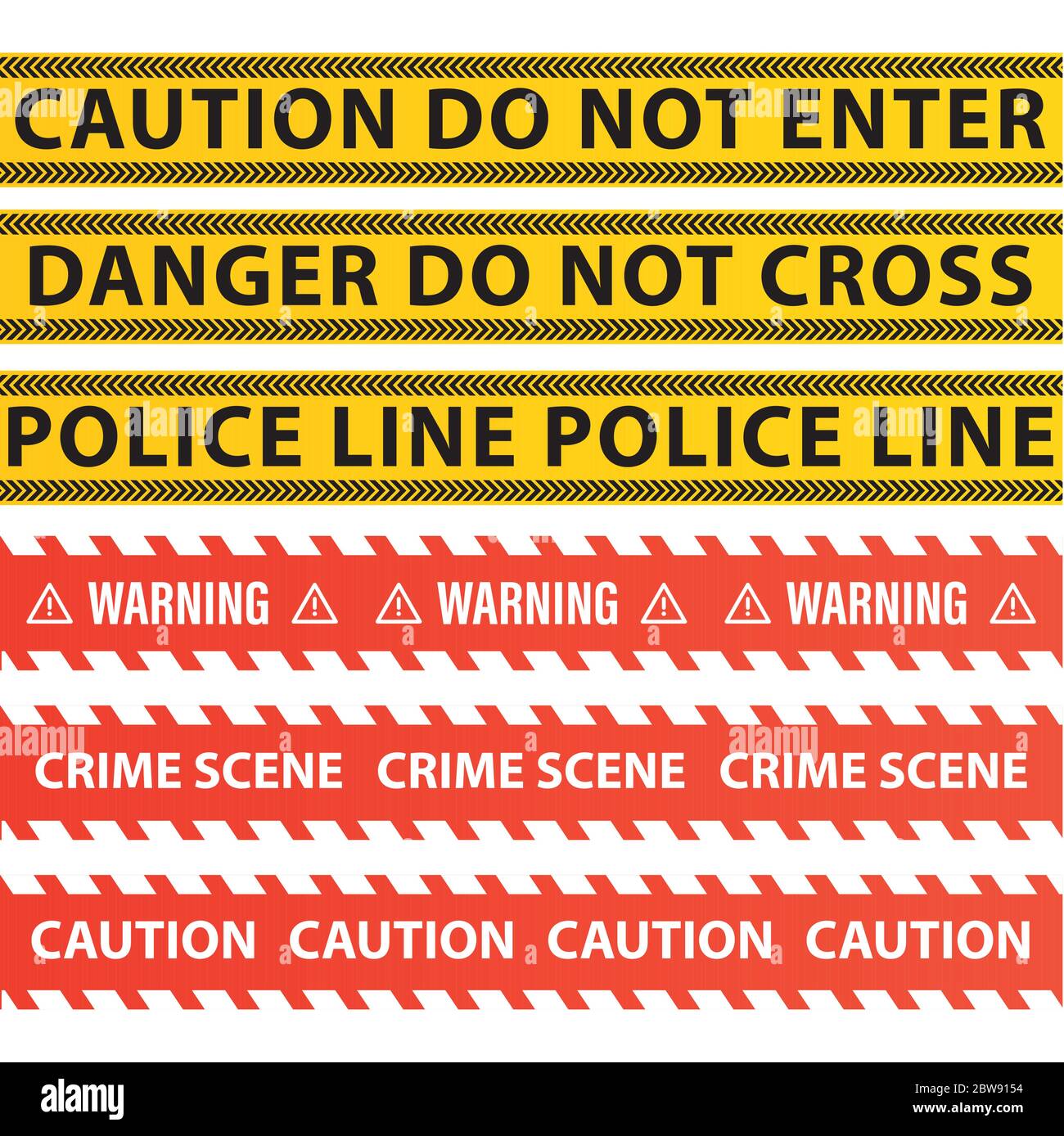 Caution tape Stock Vector Images Alamy