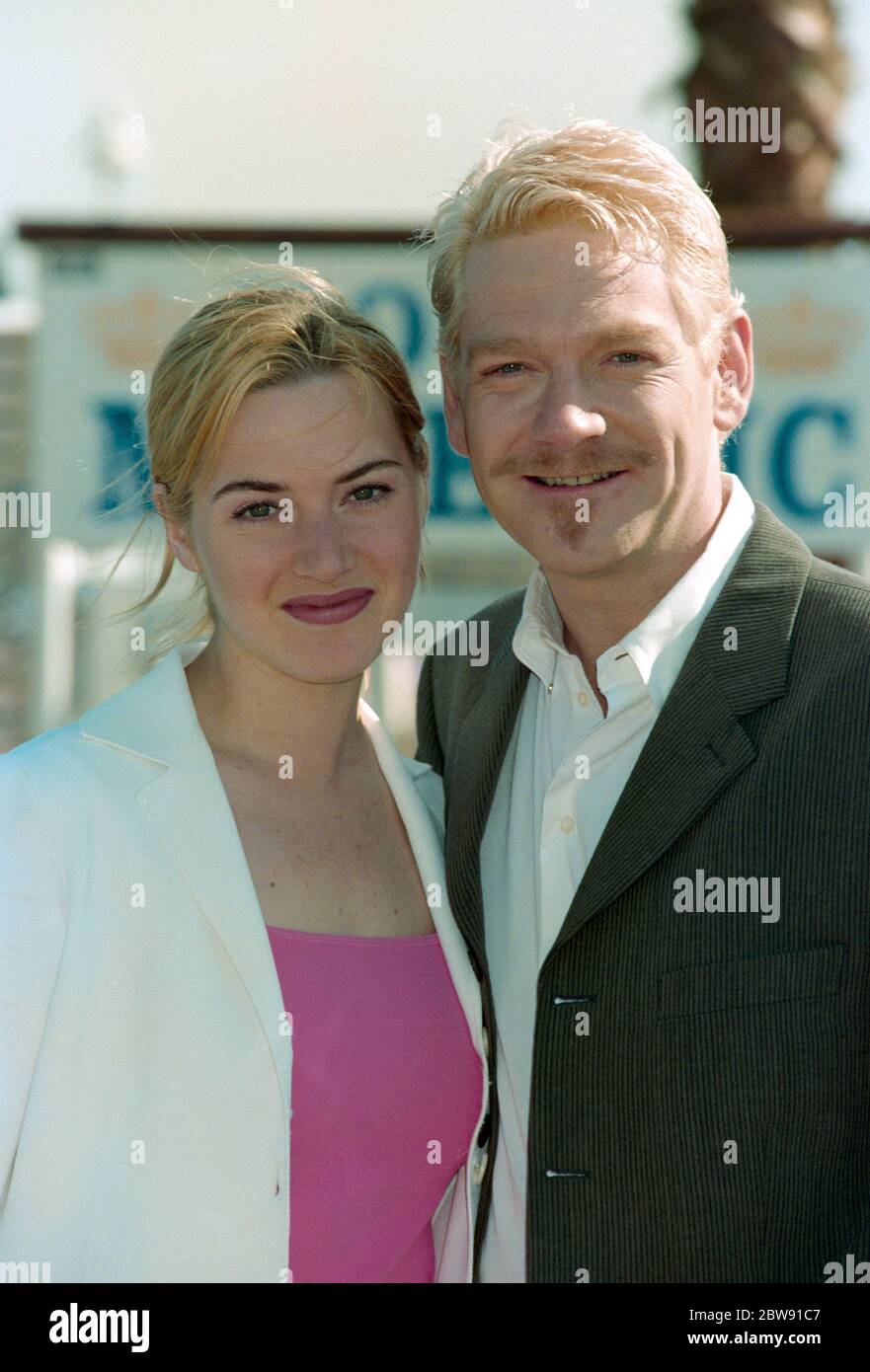 CANNES, FRANCE. May 1996: Actress Kate Winslet & actor/director Kenneth Branagh at the 49th Cannes Film Festival.  File photo © Paul Smith/Featureflash Stock Photo