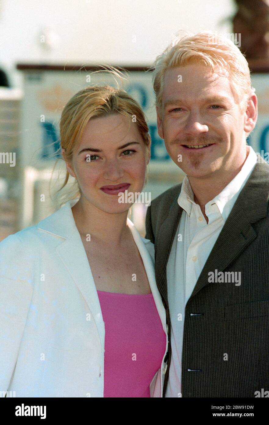 CANNES, FRANCE. May 1996: Actress Kate Winslet & actor/director Kenneth Branagh at the 49th Cannes Film Festival.  File photo © Paul Smith/Featureflash Stock Photo