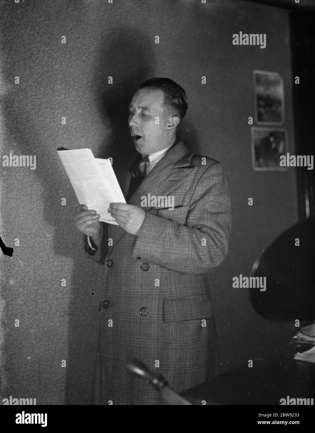 Mr Smith of St Pauls Cray , Kent . 1936 Stock Photo