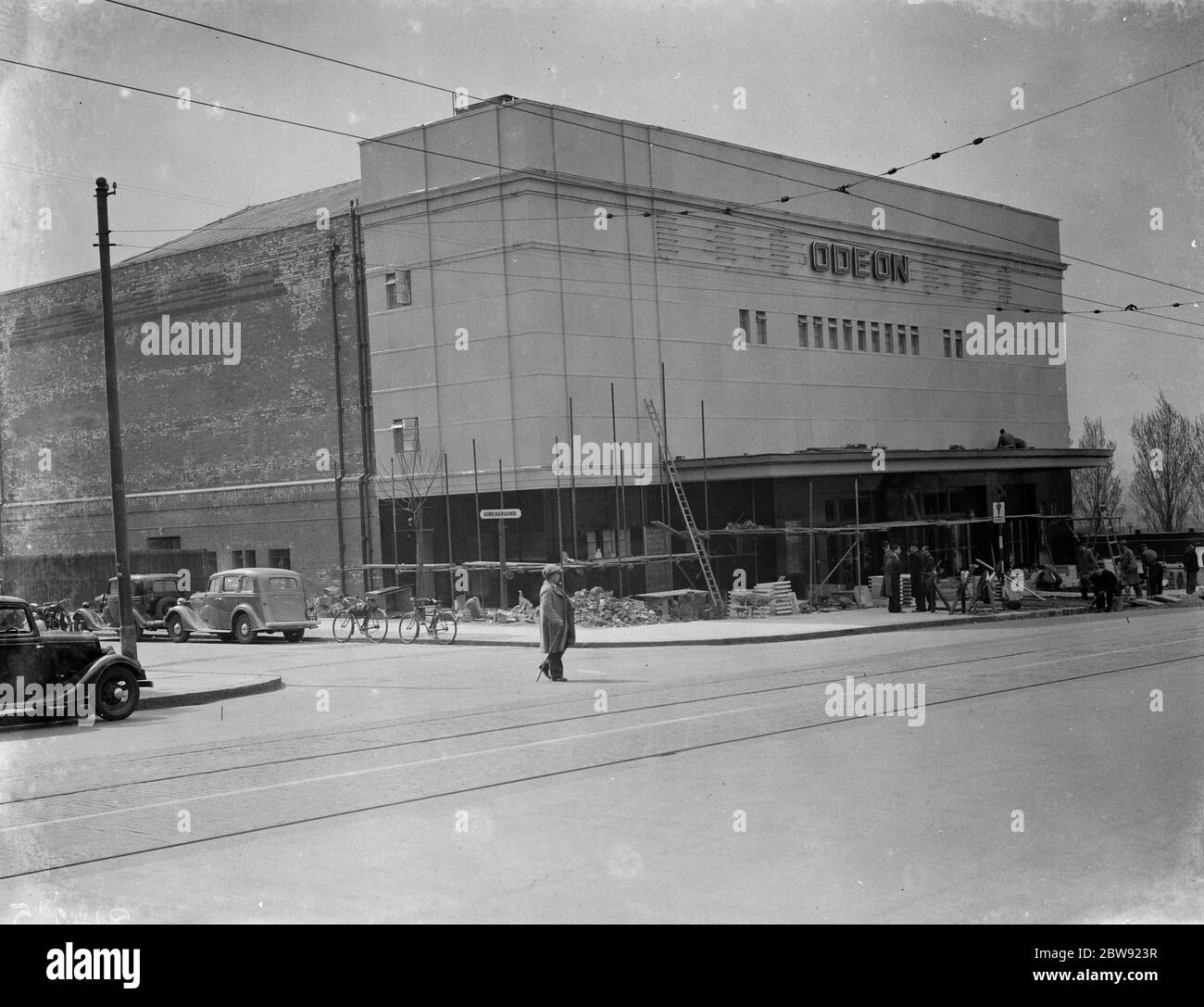 The new Odeon at Eltham Hill . 1938 Stock Photo