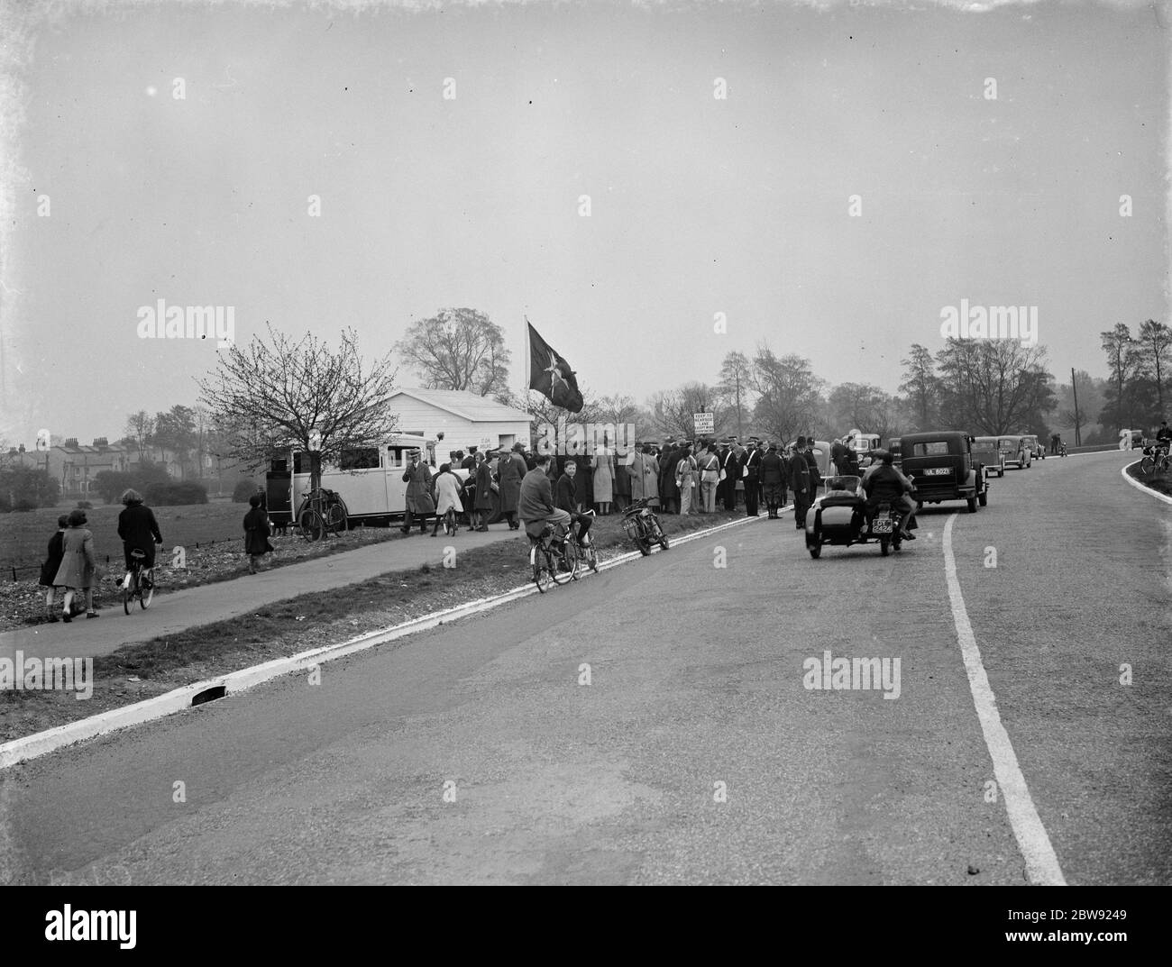 The official opening of the St Johns Ambulance hut at Kemnal Corner , Sidcup , Kent . 1938 Stock Photo