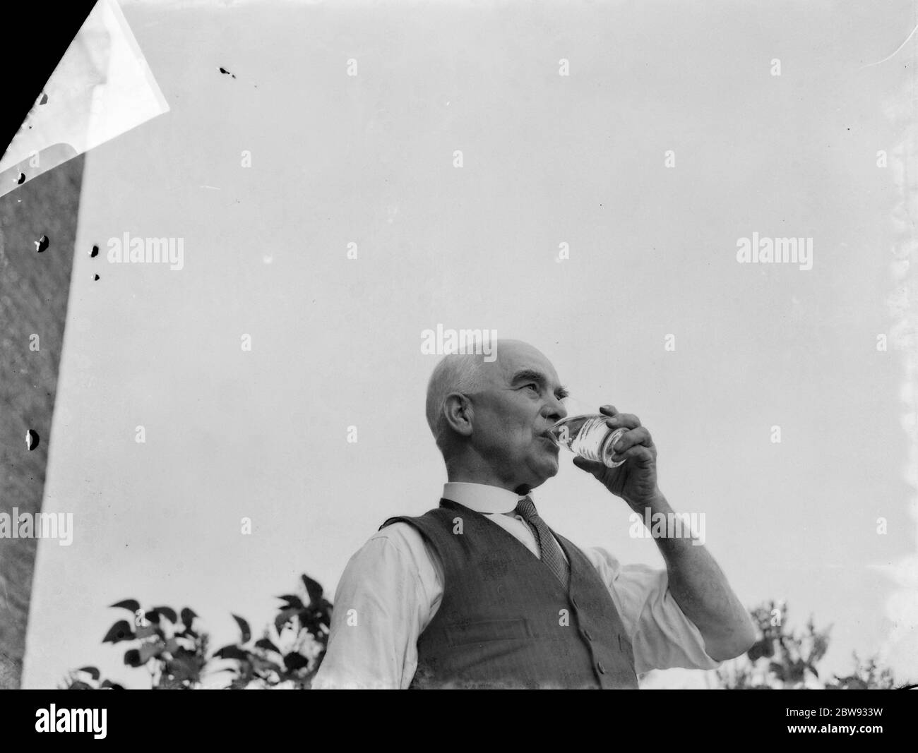 Gravesend Water Works in Kent . The chief engineer . 1939 Stock Photo