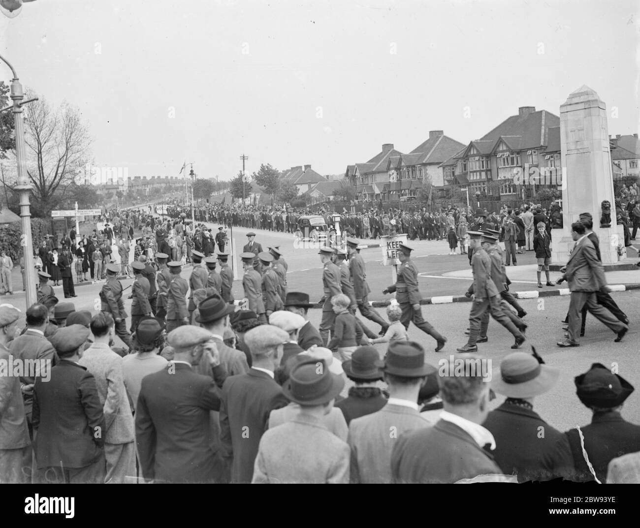 Drumhead Service held at Orpington , Kent . 1939 Stock Photo