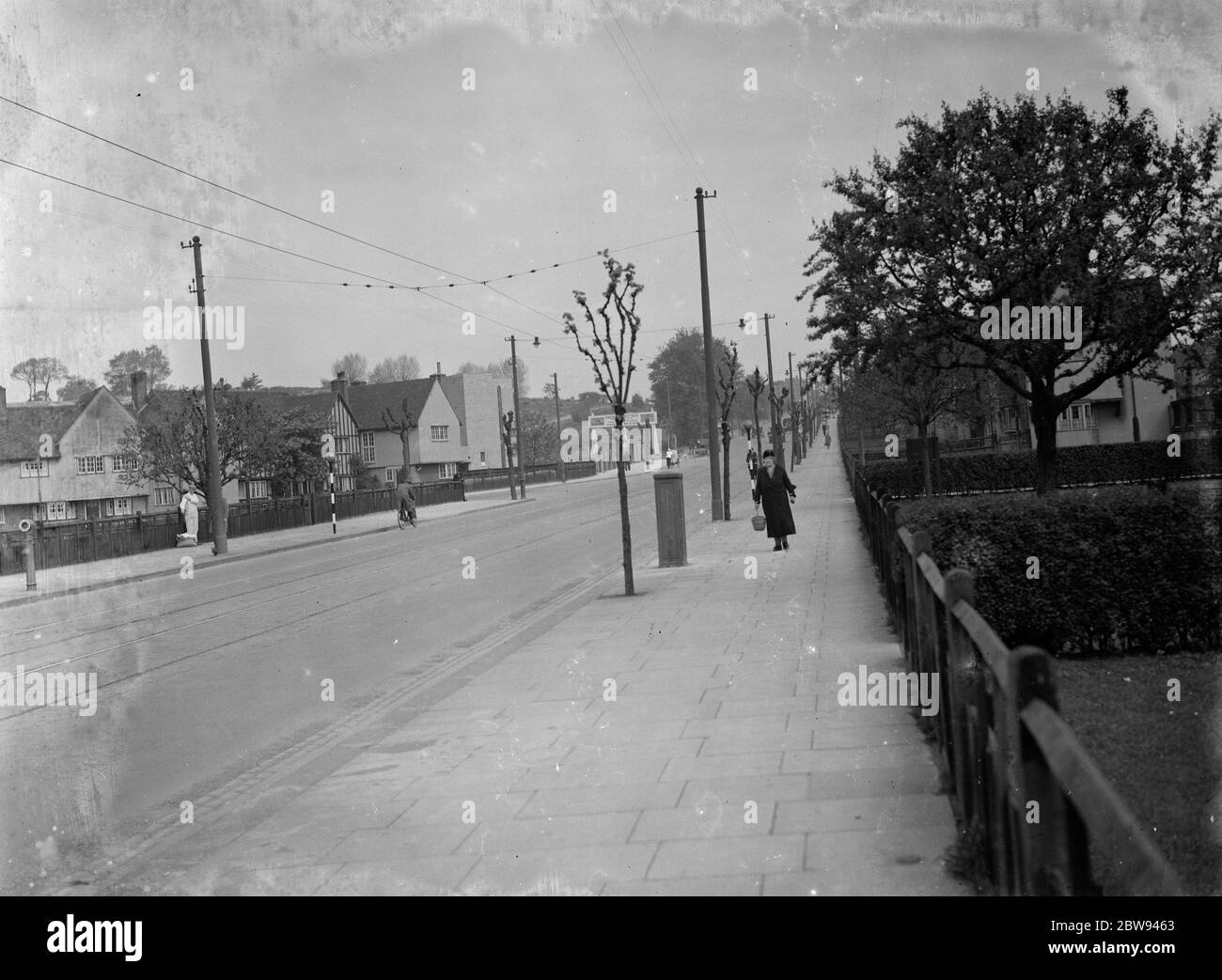 Well Hall Road in Eltham , Kent . 1938 Stock Photo Alamy