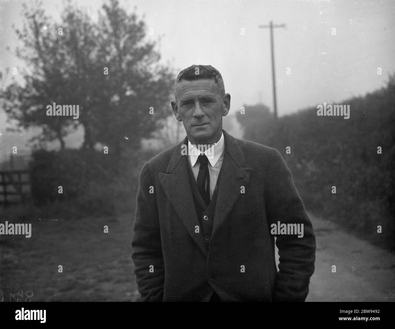 A local farmer from Charing , Kent , Mr A T Monck Mason . 1938 Stock Photo