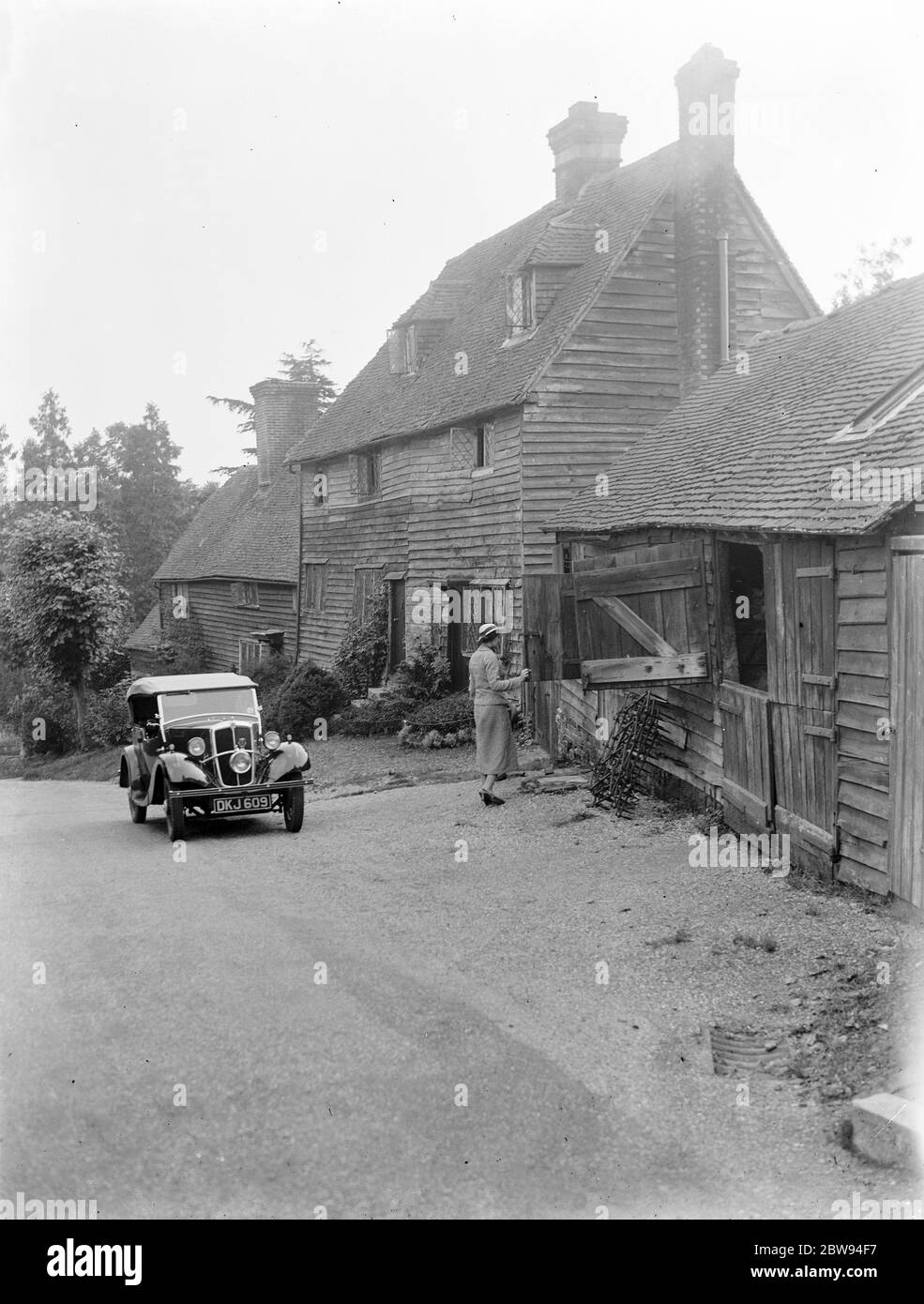 The Old Forge in Groombridge , Sussex . 1938 . Stock Photo