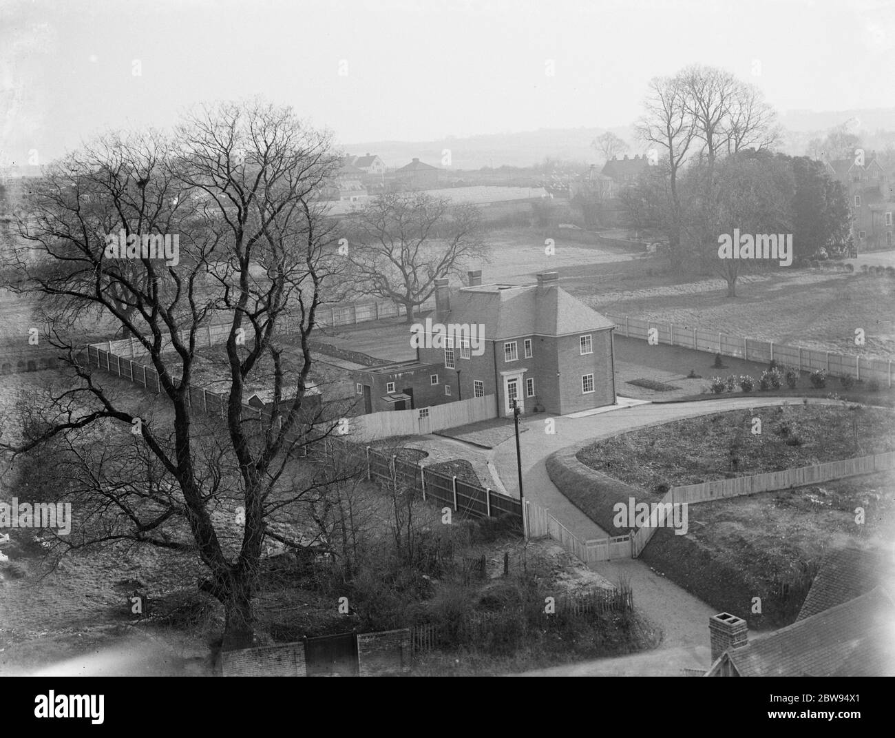 The vicarage in Horton Kirby , Kent . 1937 Stock Photo
