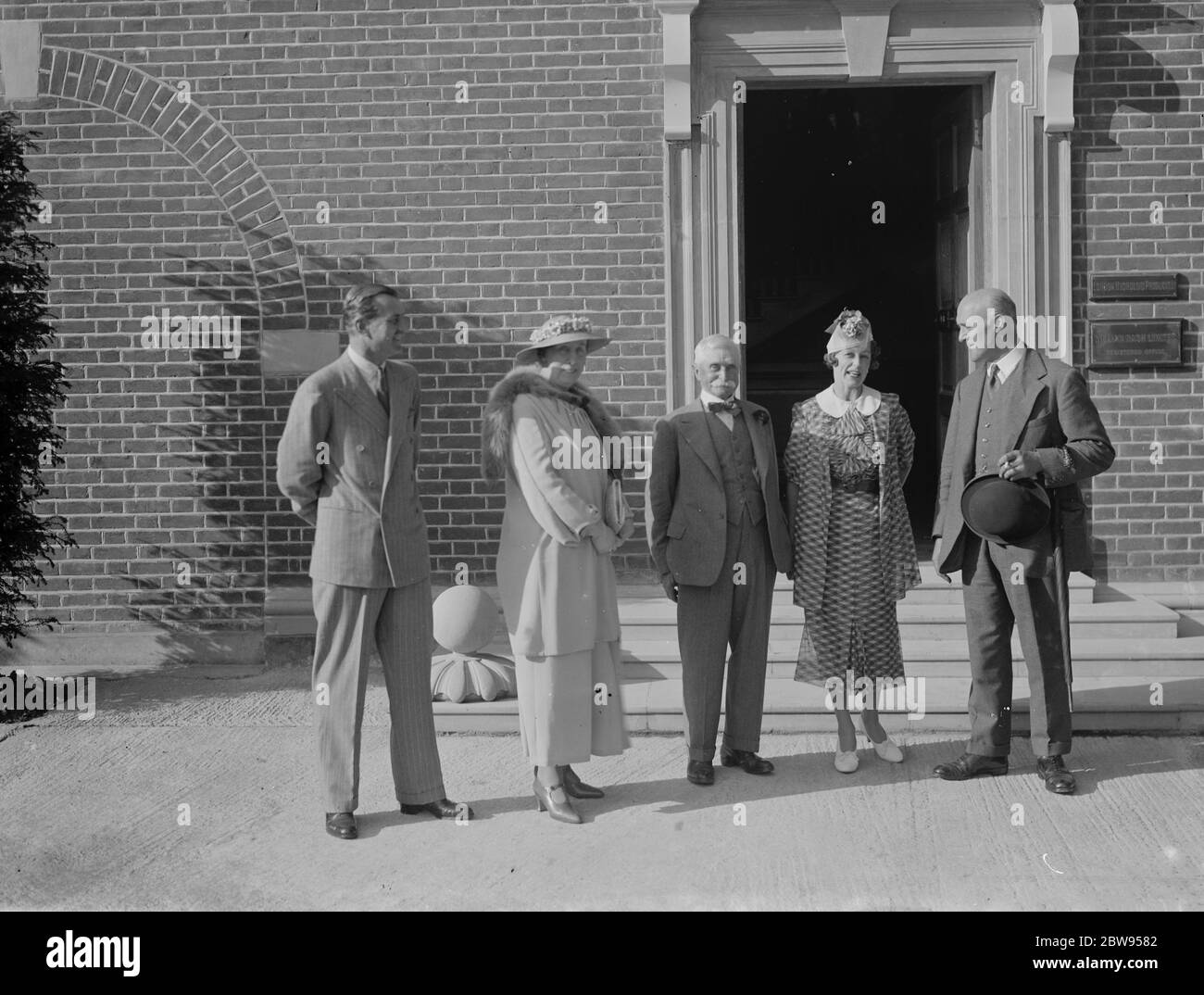 The opening of the William Nash Limited offices . 1936 Stock Photo Alamy