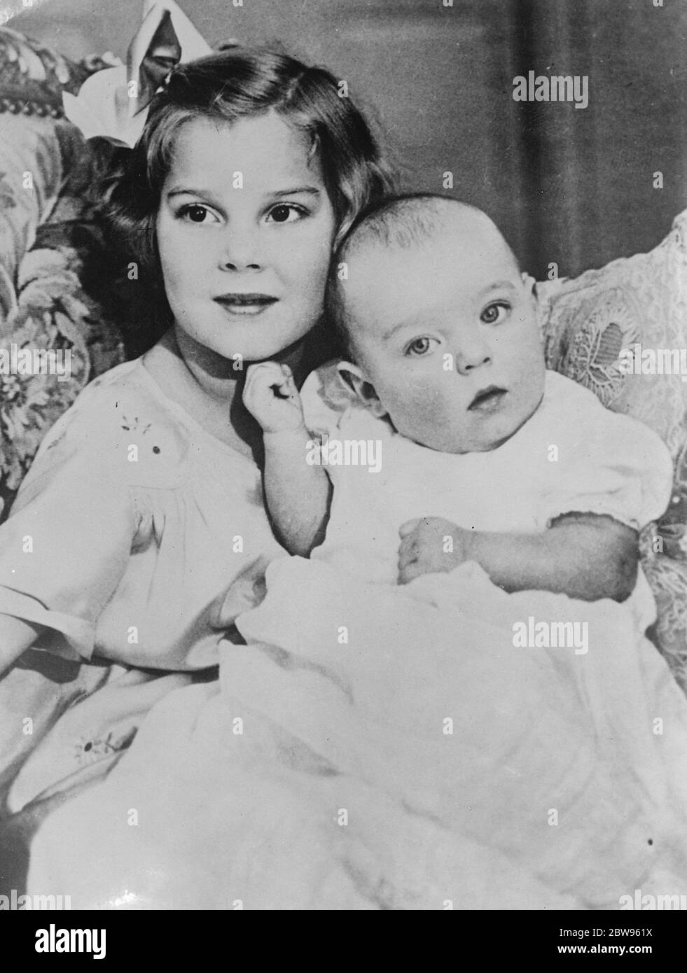 Children of Prince Erik of Denmark on holiday in California . A ...