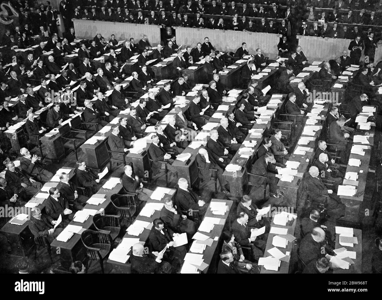 National Disarmament Conference at Geneva . 4 February 1932 Stock Photo