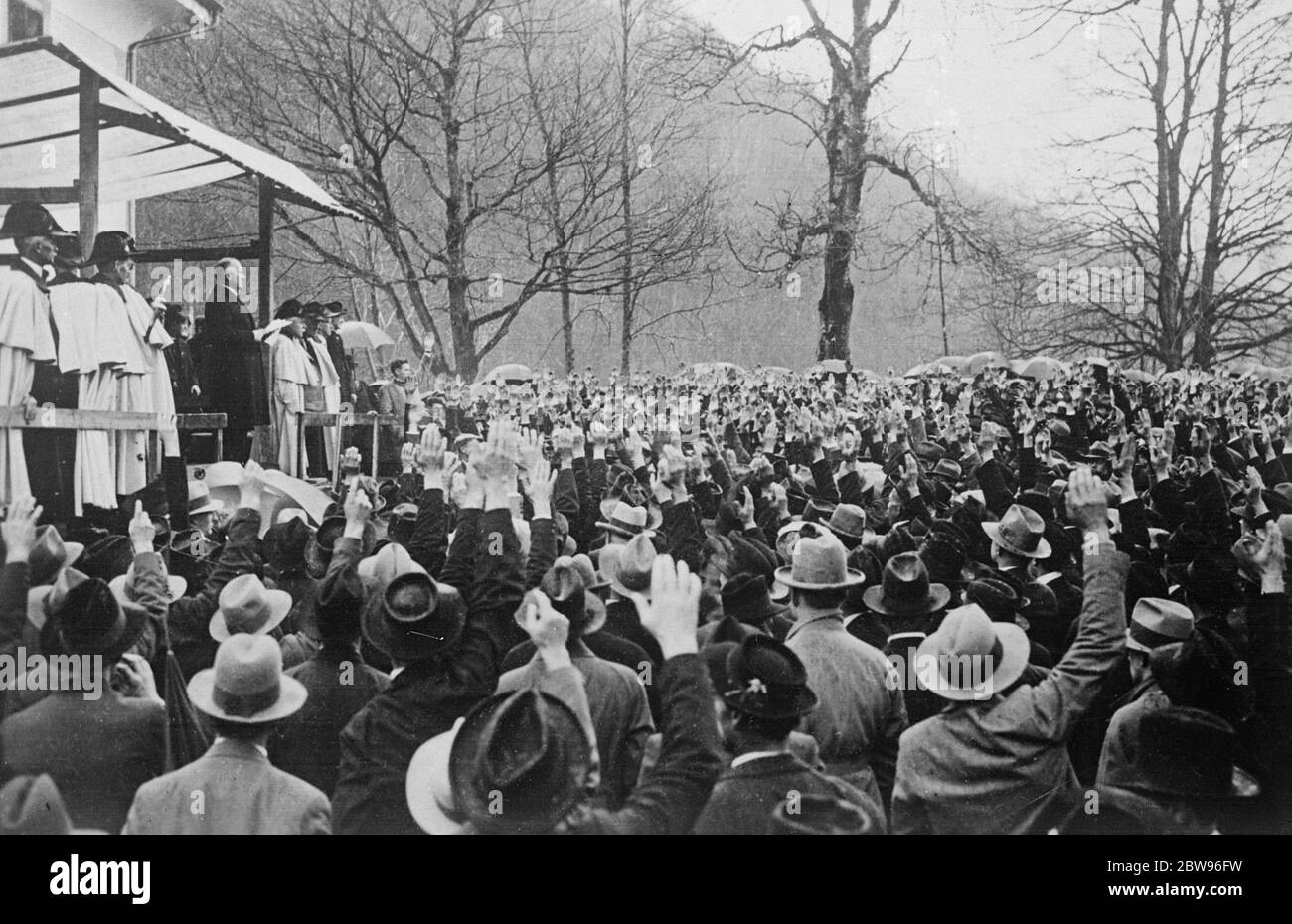 Electing new government in Switzerland . 28 April 1932 Stock Photo