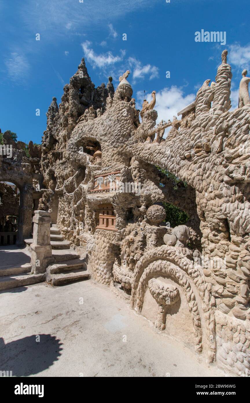 Palais Ideal Du Facteur Cheval Maison Curiosity Surreal Building Naive Art Architecture Constructed By Ferdinand Cheval A Postman Stock Photo Alamy