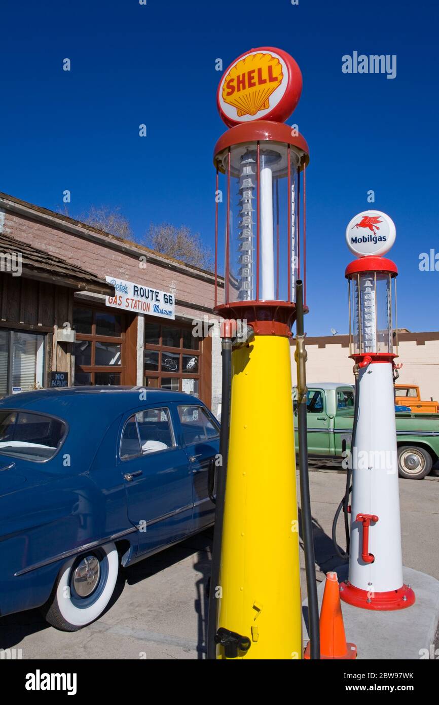 Pete's Route 66 Gas Station Museum, Williams, Arizona, USA Stock Photo