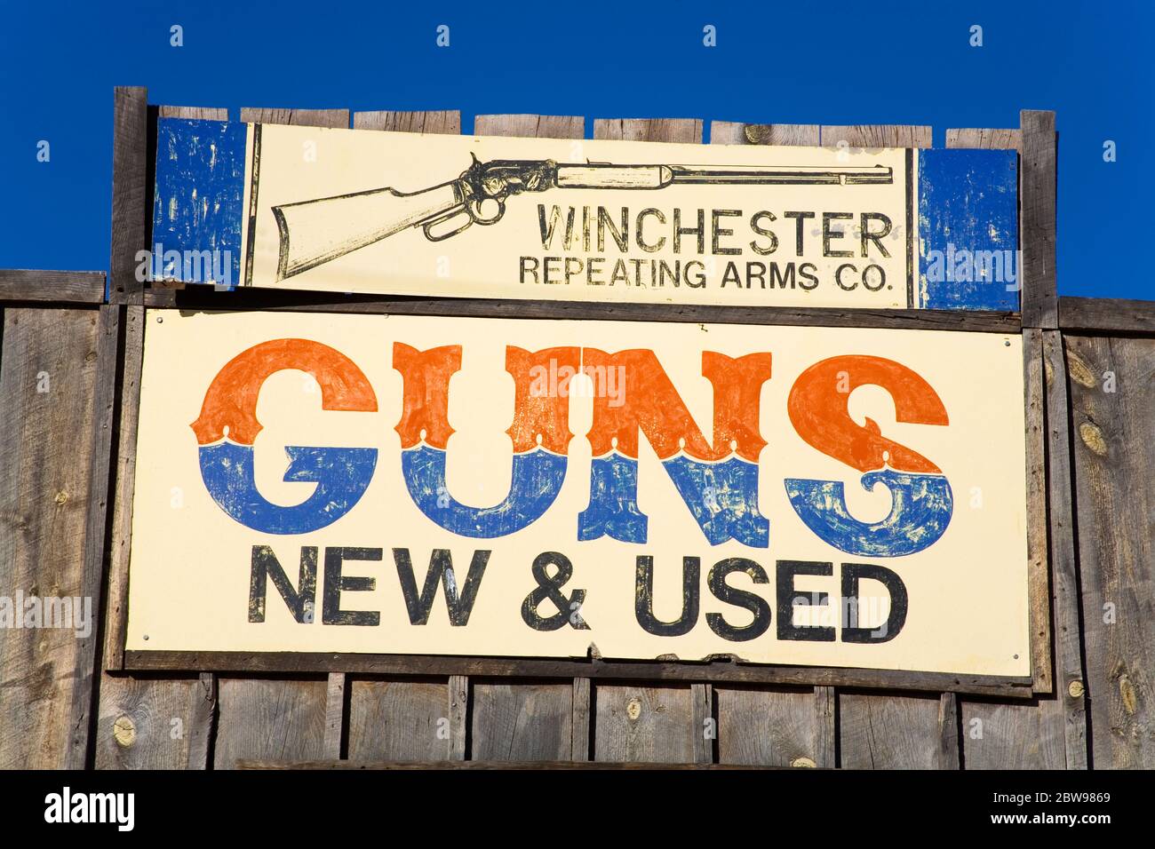 Sign at Roadkill Restaurant, Seligman, Route 66, Arizona, USA Stock
