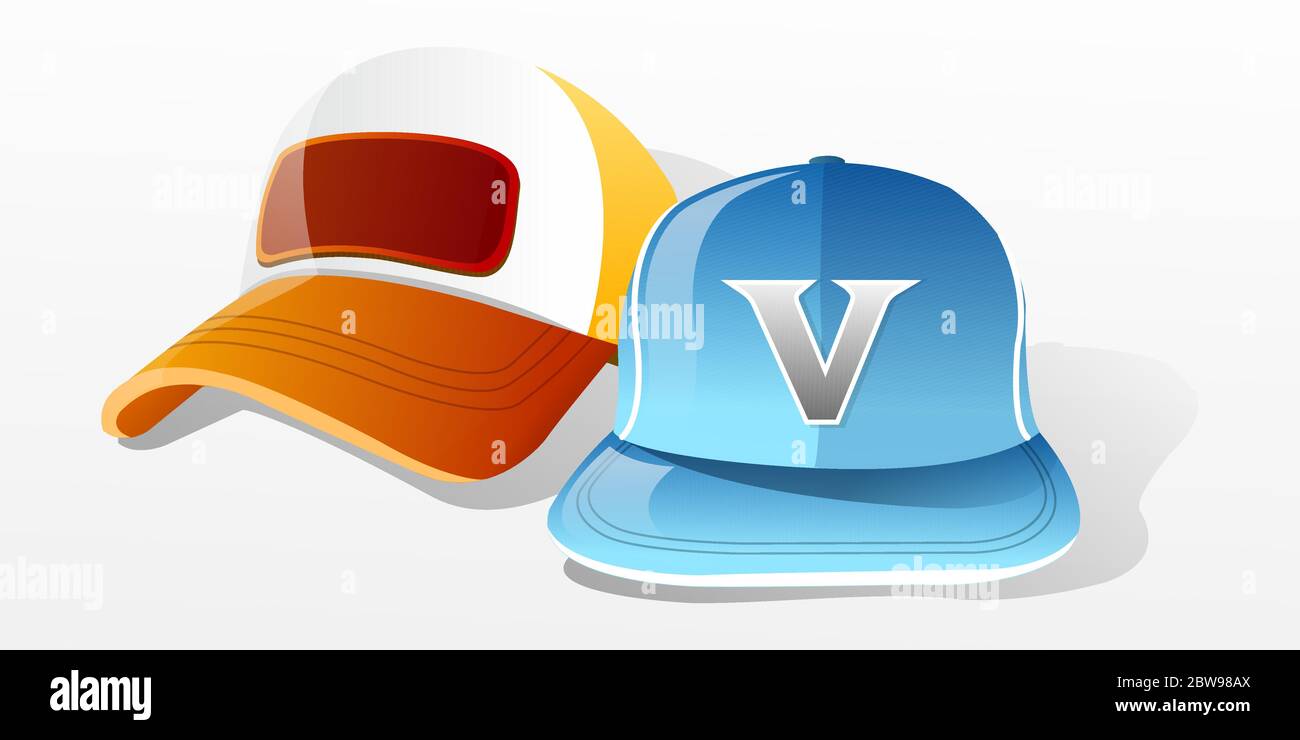Illustration of hat with white background vector Stock Vector