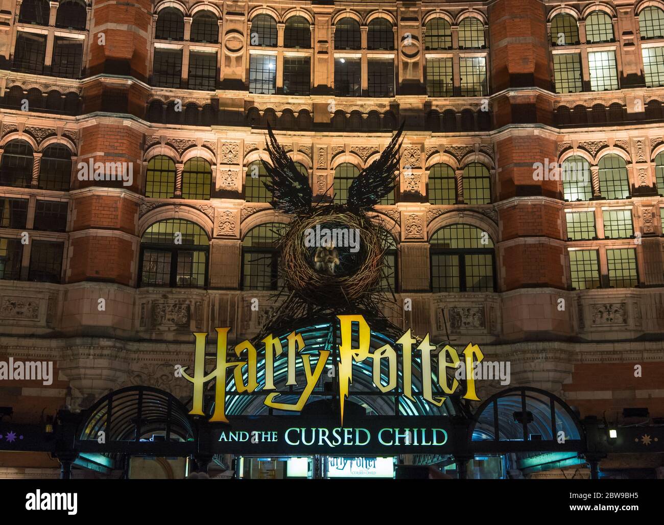 Harry Potter And The Cursed Child Sign Theatre Show In The West End London Stock Photo Alamy
