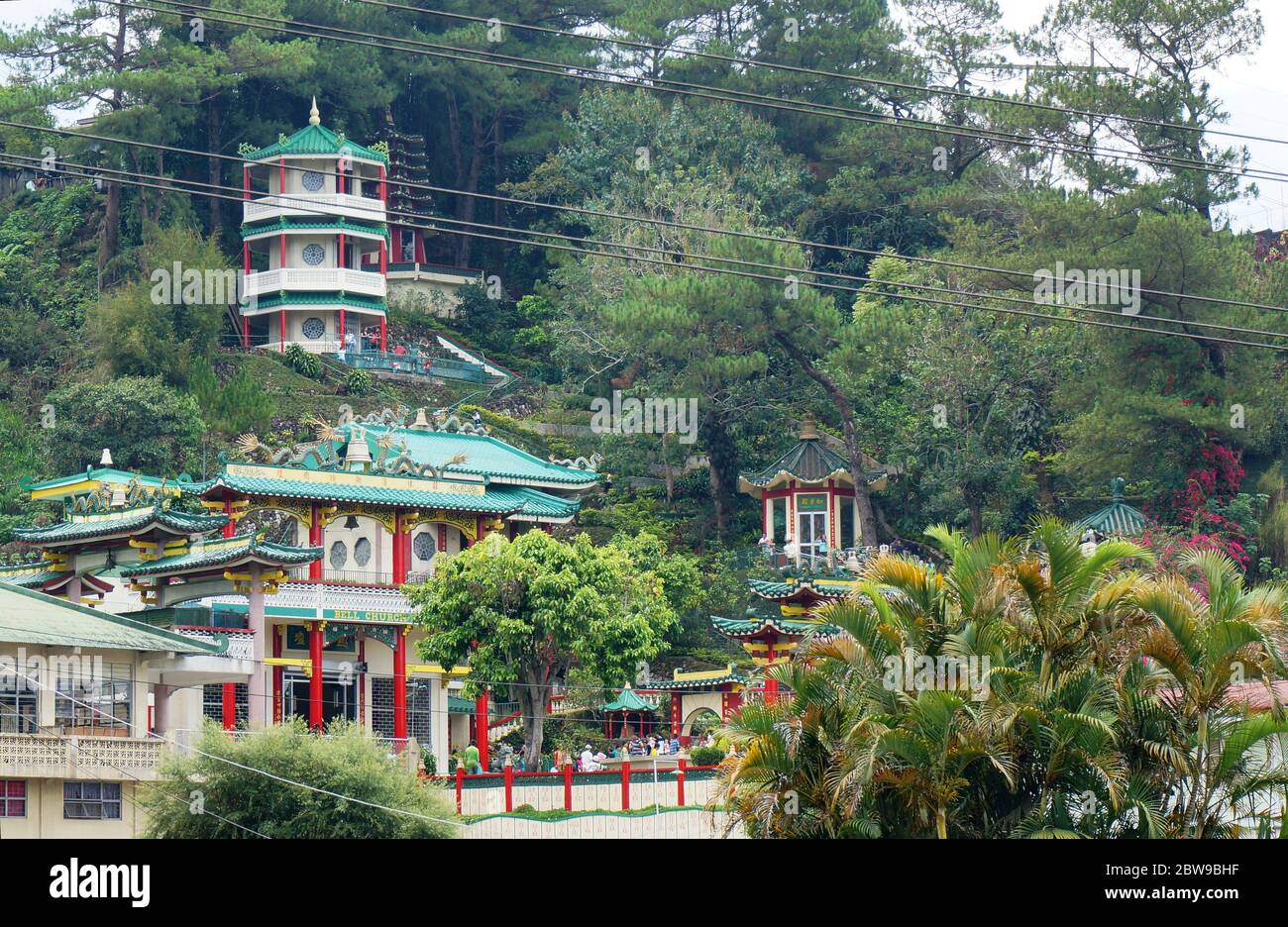 Bell Church, Filipino Chinese church in Benguet, Philippines, Southeast Asia. Photo taken on April 27, 2014. Stock Photo