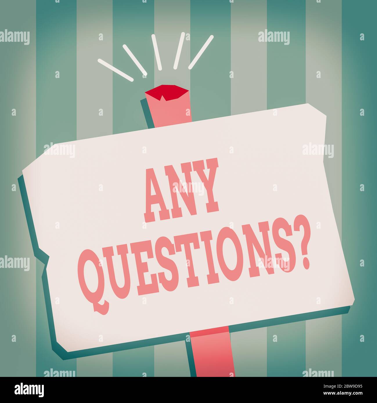 Word writing text Any Questions Question. Business photo showcasing ...