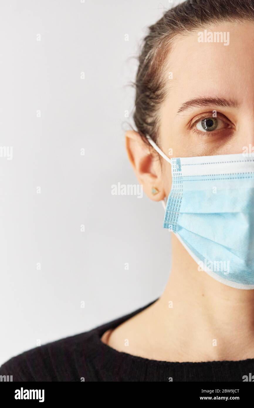 Mature Woman Face Mask High Resolution Stock Photography and Images - Alamy