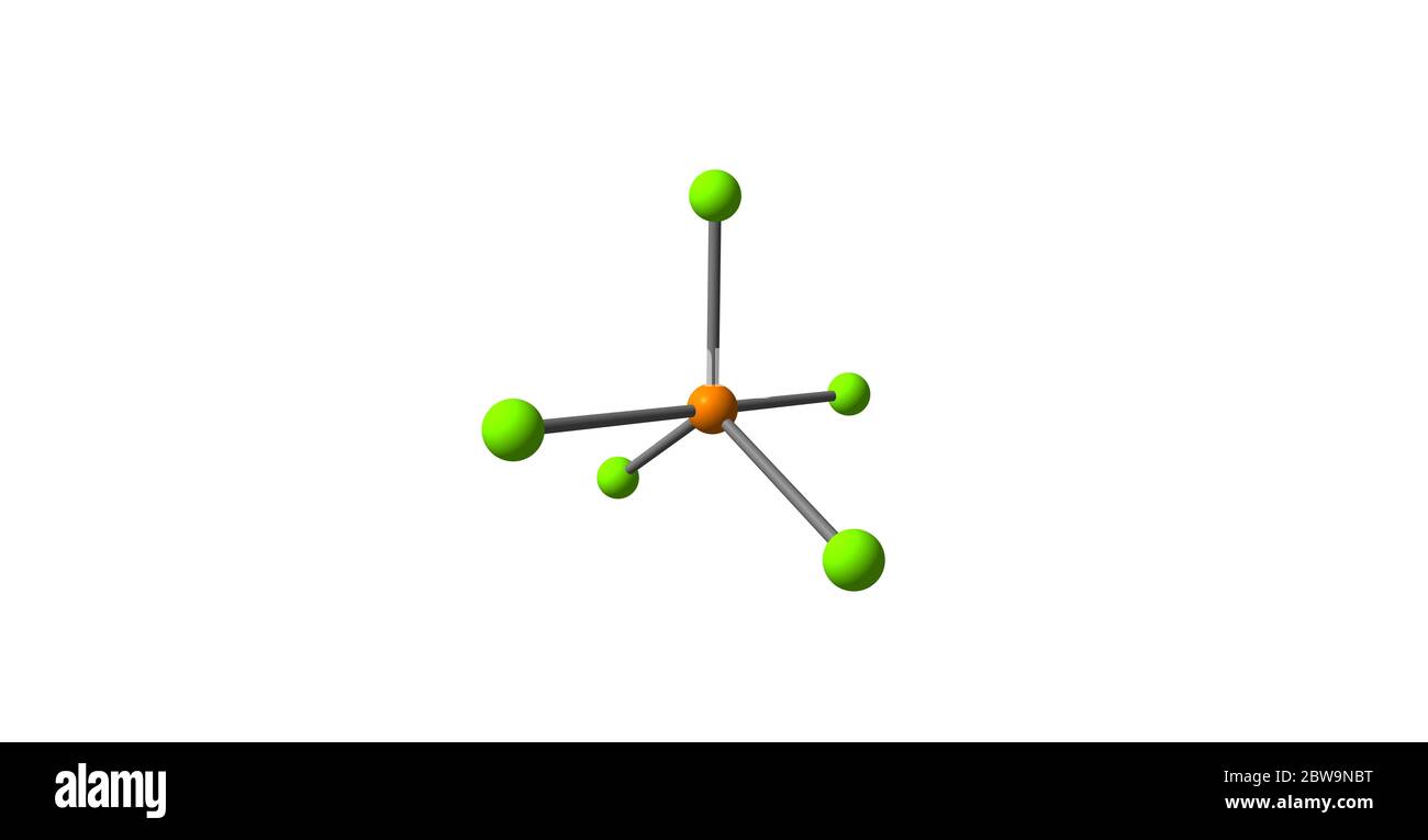 Phosphorus Pentachloride Is The Chemical Compound With The Formula Pcl5 It Is One Of The Most Important Phosphorus Chlorides 3d Illustration Stock Photo Alamy