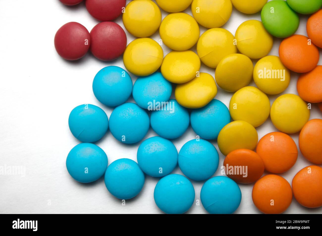 Colour full Chocolate Candies Stock Photo - Alamy