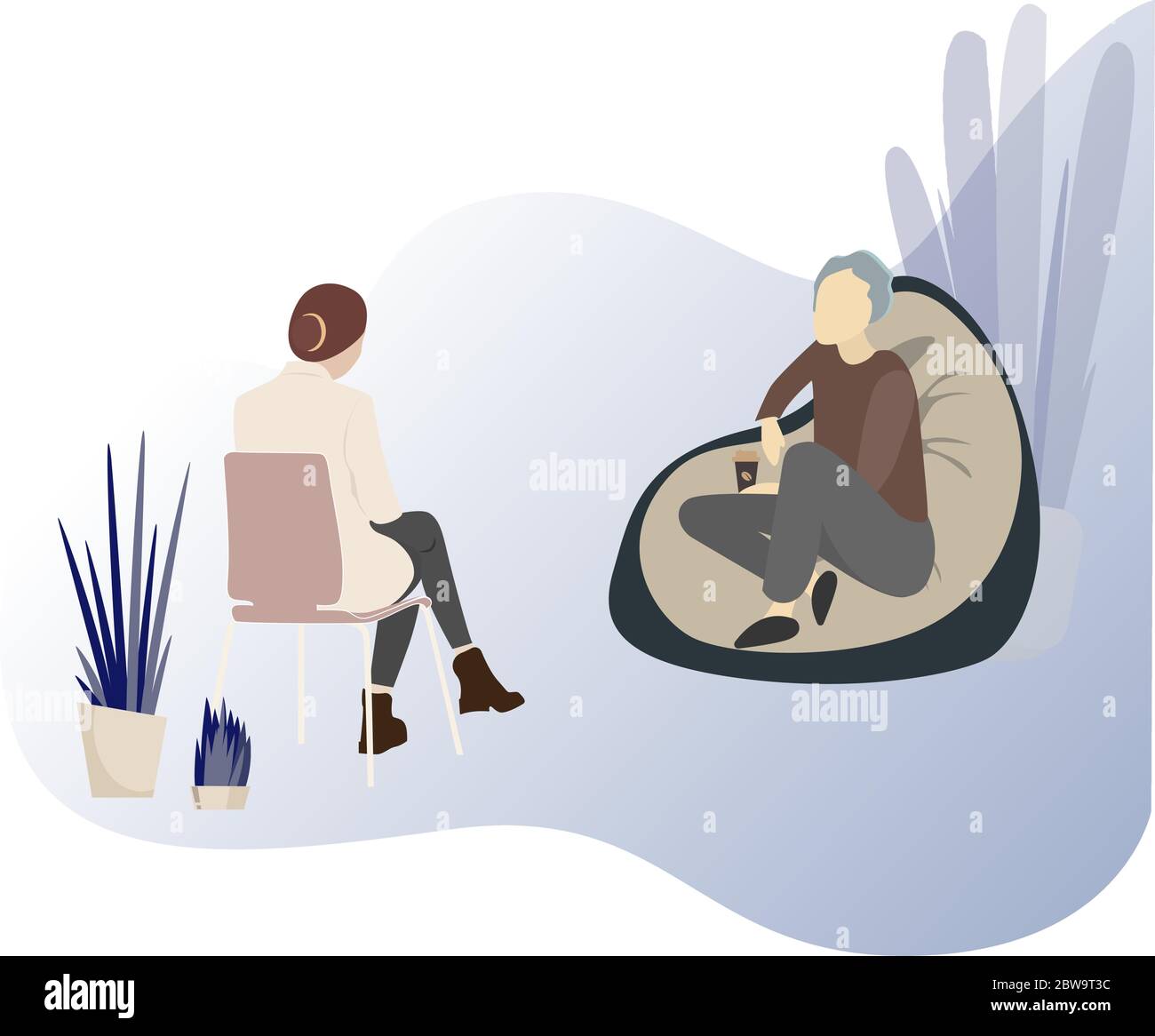 психотерапия иллюстрации. психотерапия. психолог рисунок. консультация психолога. граница психотерапевт.