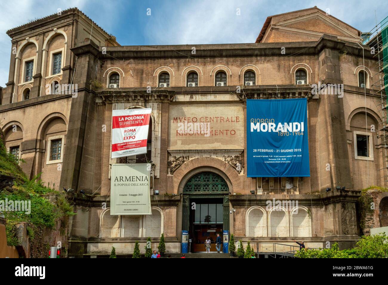 Rome / Italy - May 3, 2015: The Central Museum of Risorgimento (Museo Centrale del Risorgimento), historical museum in Rome dedicated to the unificati Stock Photo