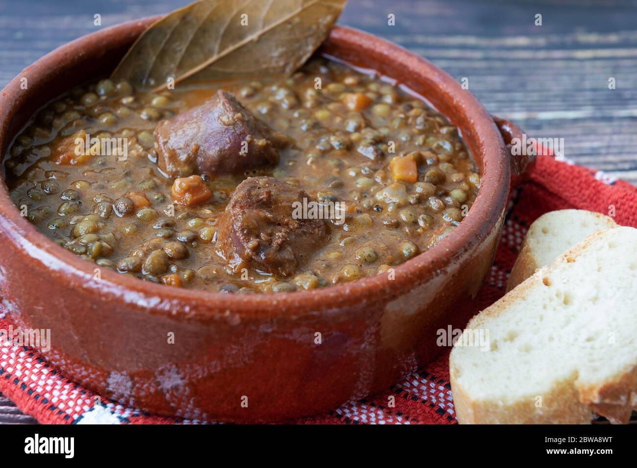 green lentils with carrot,onion,garlic Stock Photo Alamy