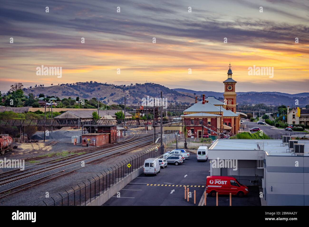 Albury, Australia Railway station in a regional town Stock Photo Alamy Albury, Australia Railway station in a regional town Stock Photo Alamy