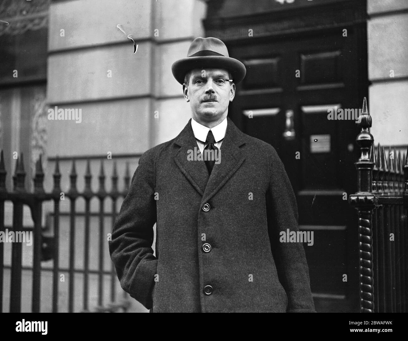 Dr Somerville Hastings , Labour MP for Reading . 11 January 1924 Stock Photo