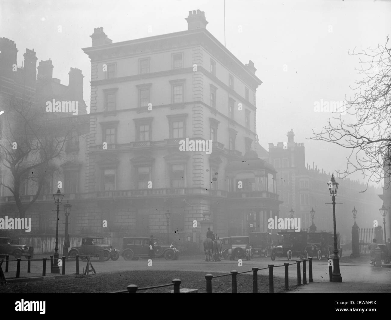 The French Embassy , Albert Gate , S W L 7 March 1928 Stock Photo