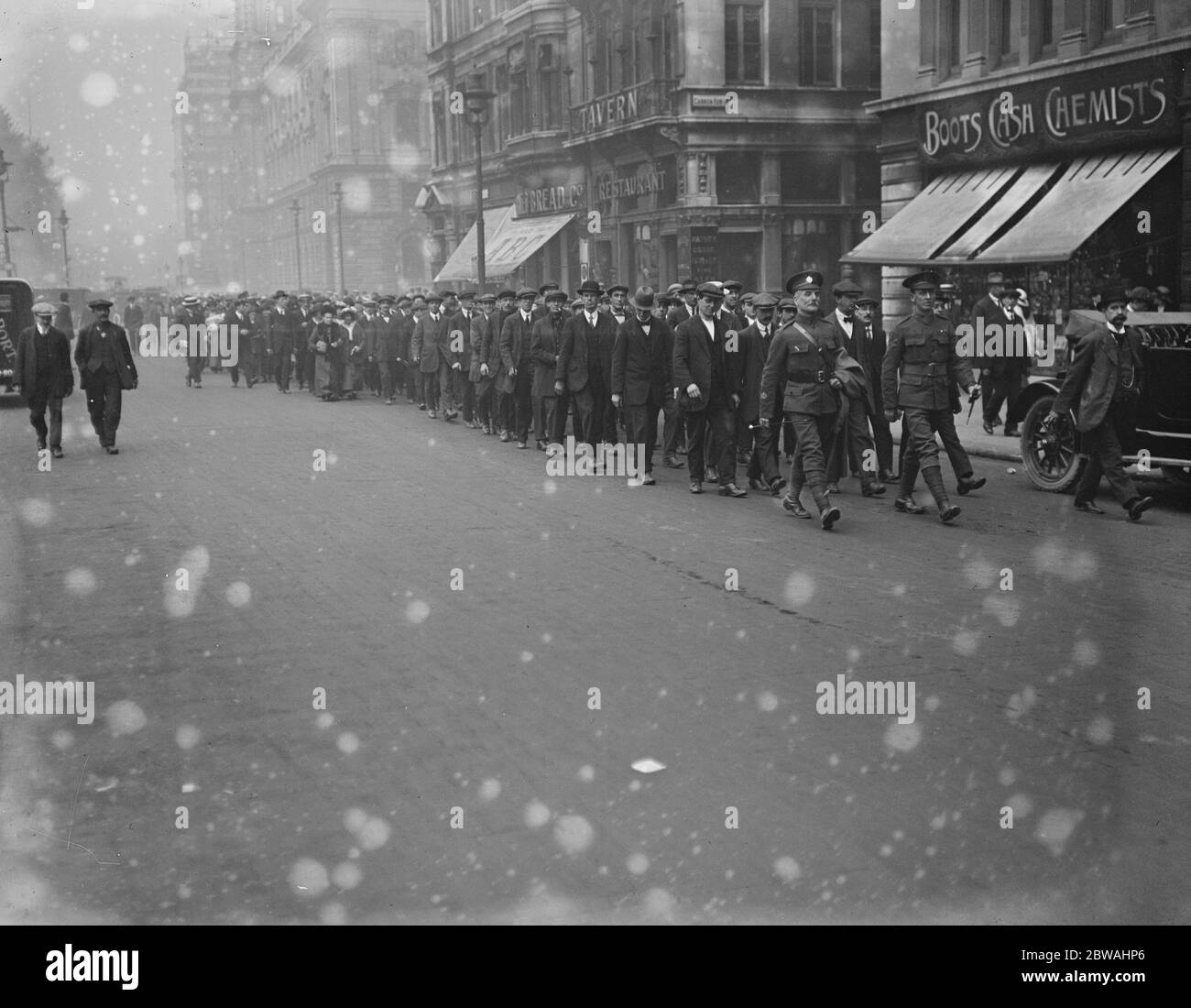 The calling up of married men 25 May 1916 Stock Photo